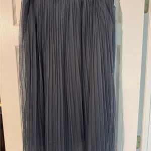 Grey tulle skirt